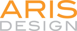 ARIS DESIGN orange logo